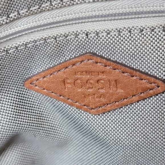 Fossil Black Leather Satchel Crossbody – Classic Style, Good Condition - Picture 10 of 15